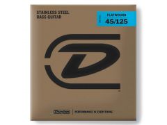 Набор струн DUNLOP DBFS45125 Stainless Steel Flatwound Bass (45-125)